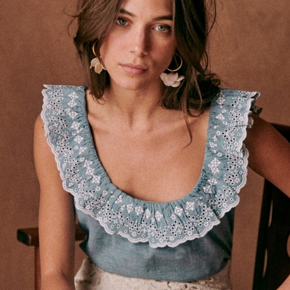 Sezane Tops - Sezane Rosa Blouse